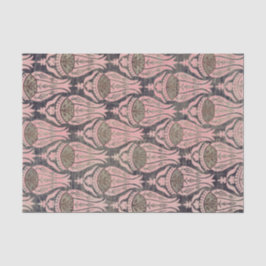 William Morris TULIP CINZAS E Papel Tecido de PINK