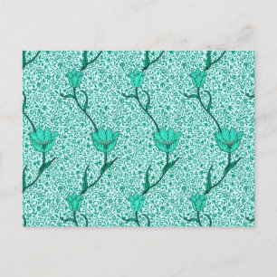 William Morris Tulip Damask, Cartão Postal Turques