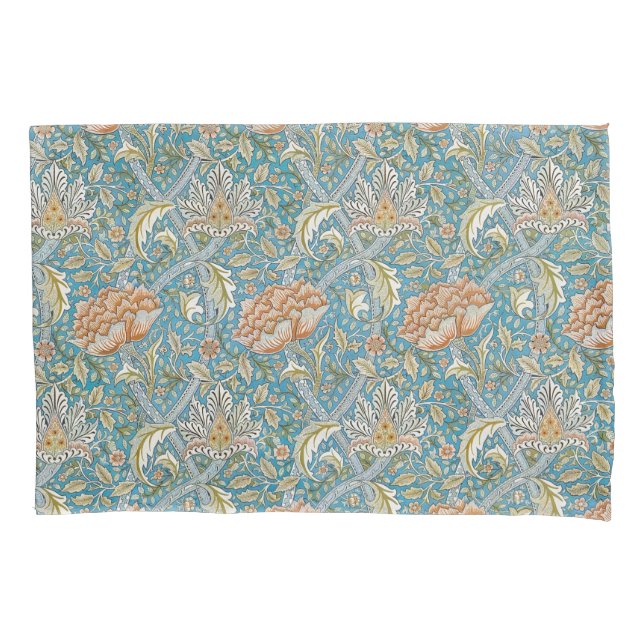 William Morris Windrush Floral Pattern Blue (Frente)