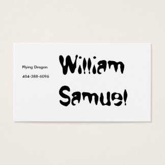 William Samuel, Dragão Voador