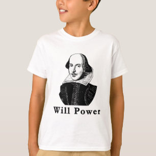William Shakespeare IRÁ ALIMENTAR Camisetas