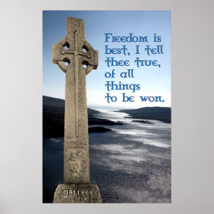 William Wallace Monument Poster Impressão