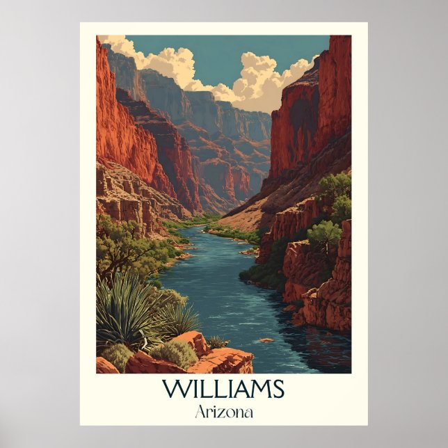 Williams Arizona Poster vintage | Gateway Retro (Frente)