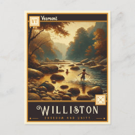 Williston, Vermont | Cartão postal Vintage