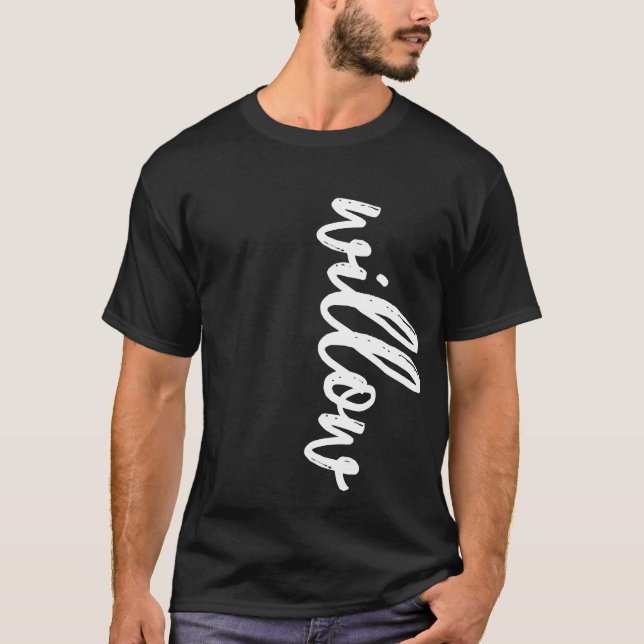 Willow de Palavras de Script legal | T-shirt perso (Frente)