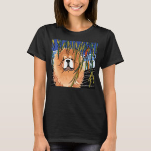 WILLOW WIND - Chow - Camisas pretas frente design
