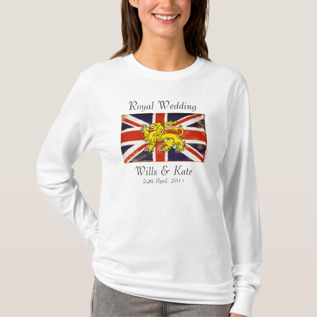 Wills & Kate Royal Wedding T-Shirt (Frente)