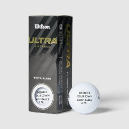 Wilson Ultra 500 Bolas de Golfe Personalizadas