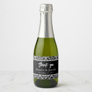 Win do Casamento Personalizado do Damasco Azul e B