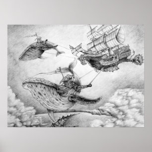 "Wind Whales" Poster