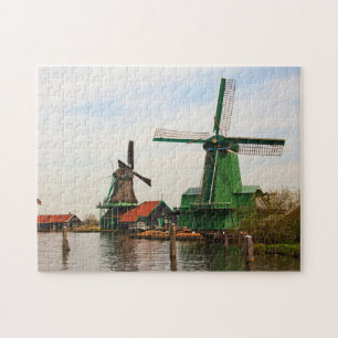 Windmills Classic Dutch Historic Quebra-cabeça
