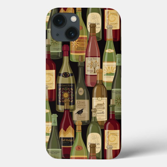 Wine Bottles cell phone case (Verso)