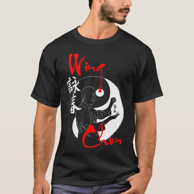 Wing Chun Kung Fu Yin Yang Sifu T-Shirt (Frente)