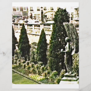 Winged Angel Statue Bath Inglaterra 1986 snap-1173