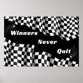 "WINNERS" Inspiron Wall Art Poster