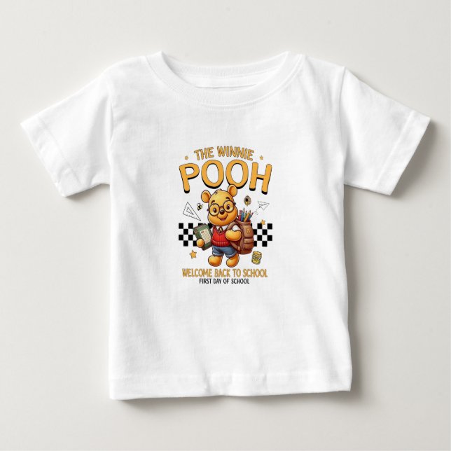 Winnie the Pooh Back to School T-Shirt (Frente)