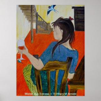 Winter Aux Entree Original Art Impressão