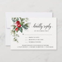 Winter Berry | Resposta gentil | RSVP de opções de