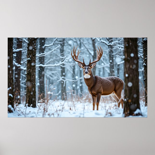 Winter Buck Poster (Frente)