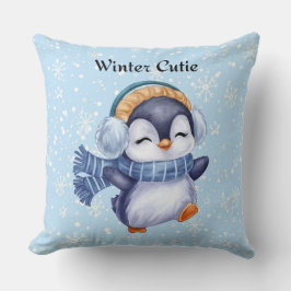 Winter Cutie | Almofada Decorativa de Pinguim Fofa