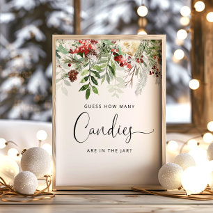 Winter evergreen adivinha quantas canetas Poster