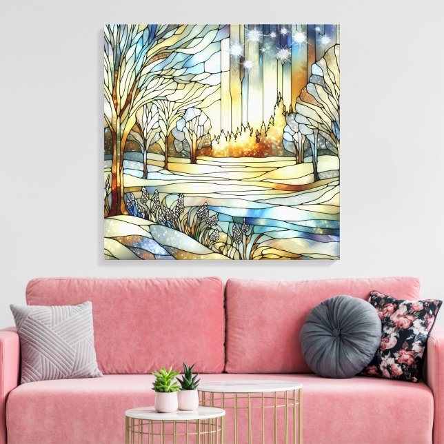Winter Fantasy Canvas Art (Insitu(Sala de estar))