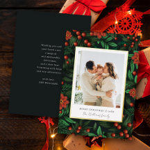 Winter Foliage Holly Berries Feliz Foto de Natal F