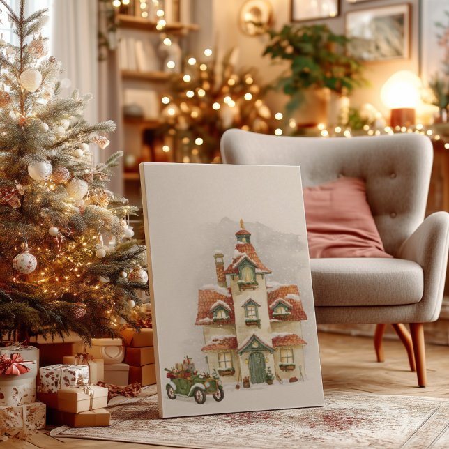 Winter Holidays Animals Nursery Poster (Criador carregado)