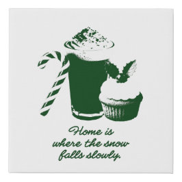 Winter illustration poster