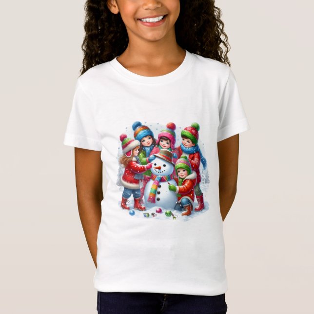 Winter Kids T-Shirt (Frente)