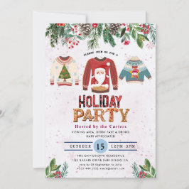 Winter Laurel | Convite de festas Cocktail de Nata