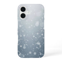 Winter Snowflakes Falling Snow Pattern Bokeh