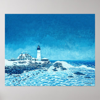 Winter Storm Watch Art Impressão