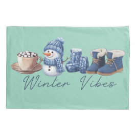 Winter Vibes Friendly Snowman