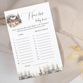 Winter Wonderland Nomeia Aquele Chá de fraldas De 