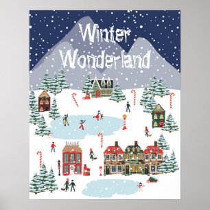 Winter Wonderland (ou mude a frase) Poster