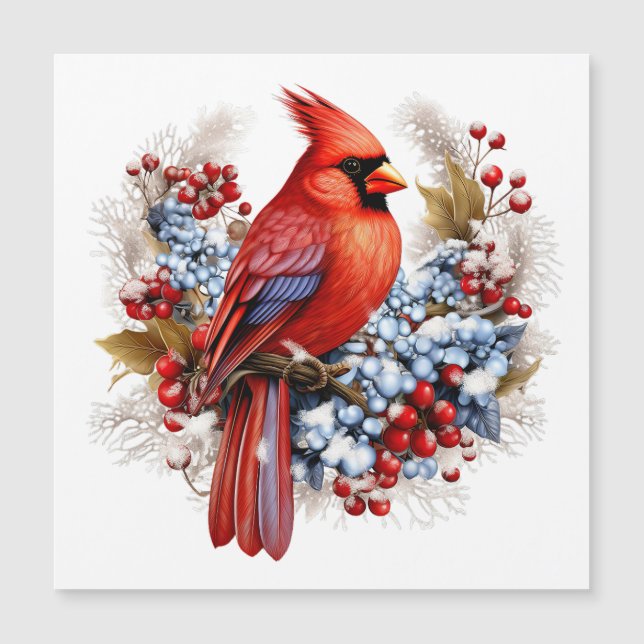 Winter Wonderland Red Cardinal (Frente)
