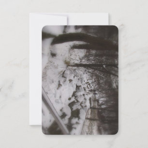 Winter Wonderland Scottish Poem Birthday Card