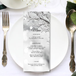 Winter Wonderland Snow Weding MENU