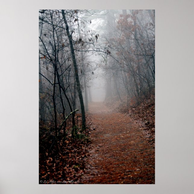 Winters Fog - No End in Sight on Trail Poster (Frente)
