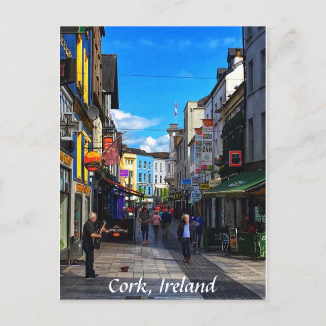 Winthrop Street, Cork, Irlanda Cartão postal (Frente)