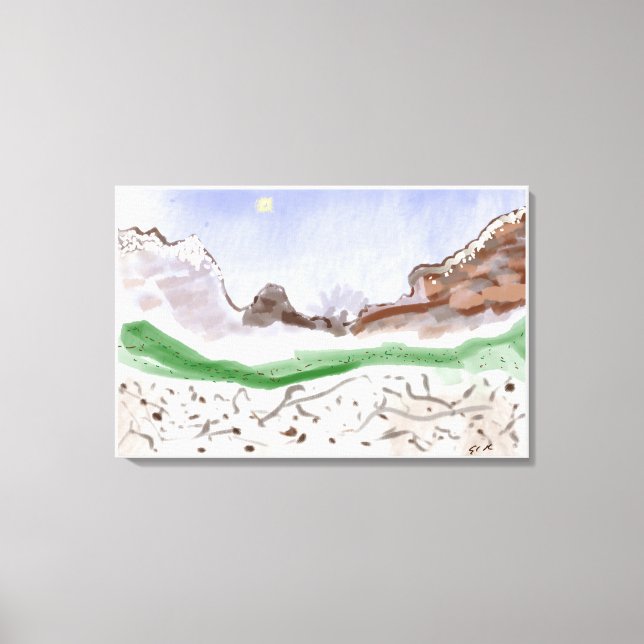 Wintry Mix Canvas Print (Frente)