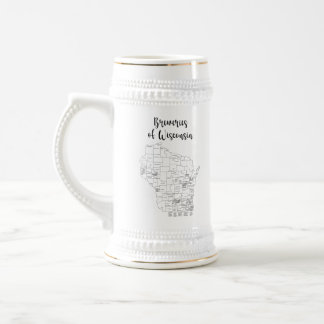 Wisconsin Brewery Themed Beer Caneca de cerveja