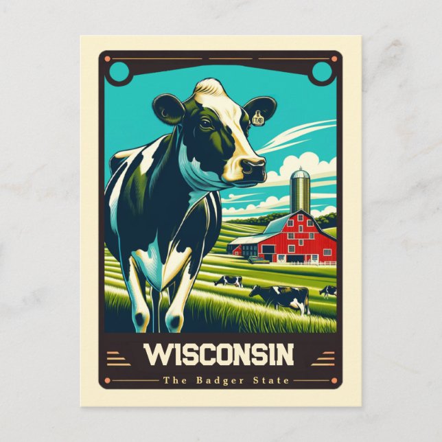Wisconsin | Cartão postal para a bebida espirituos (Frente)