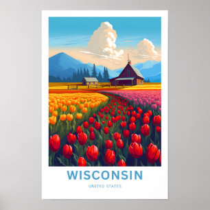 Wisconsin Estados Unidos Viagem Impressão