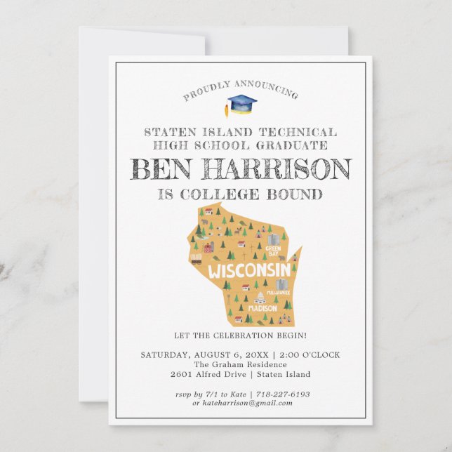 Wisconsin | Festa de formatura Colégio (Frente)