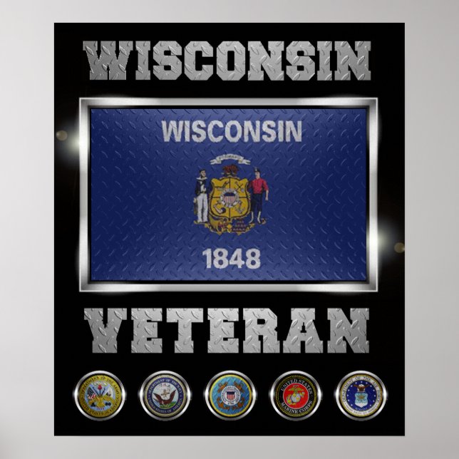 Wisconsin Veteran poster (Frente)