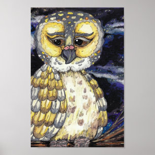 Wise Old Owl Impressão