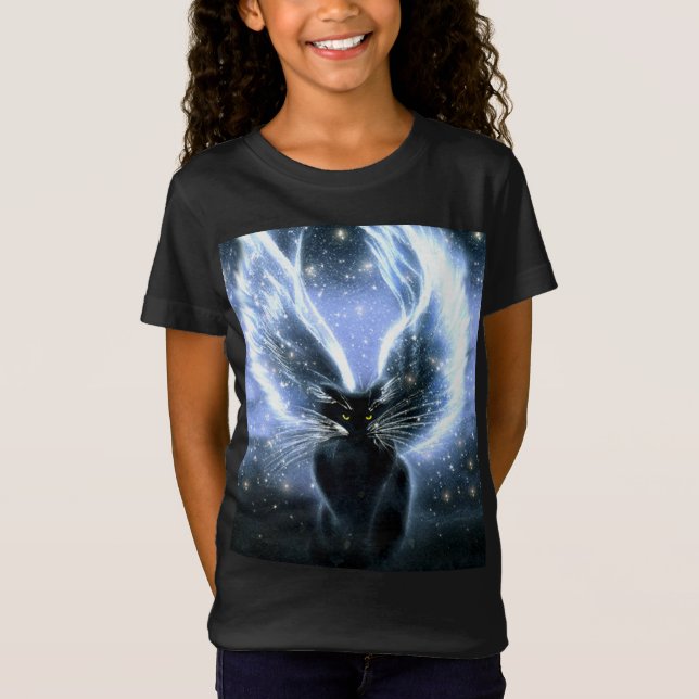 Wise One Fairy Cat T-shirt (Frente)