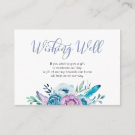 Wishing - Cartão de Bem | Flores roxas